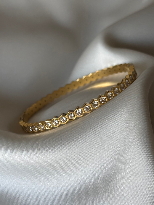 MOON STONE CUFF BRACELET