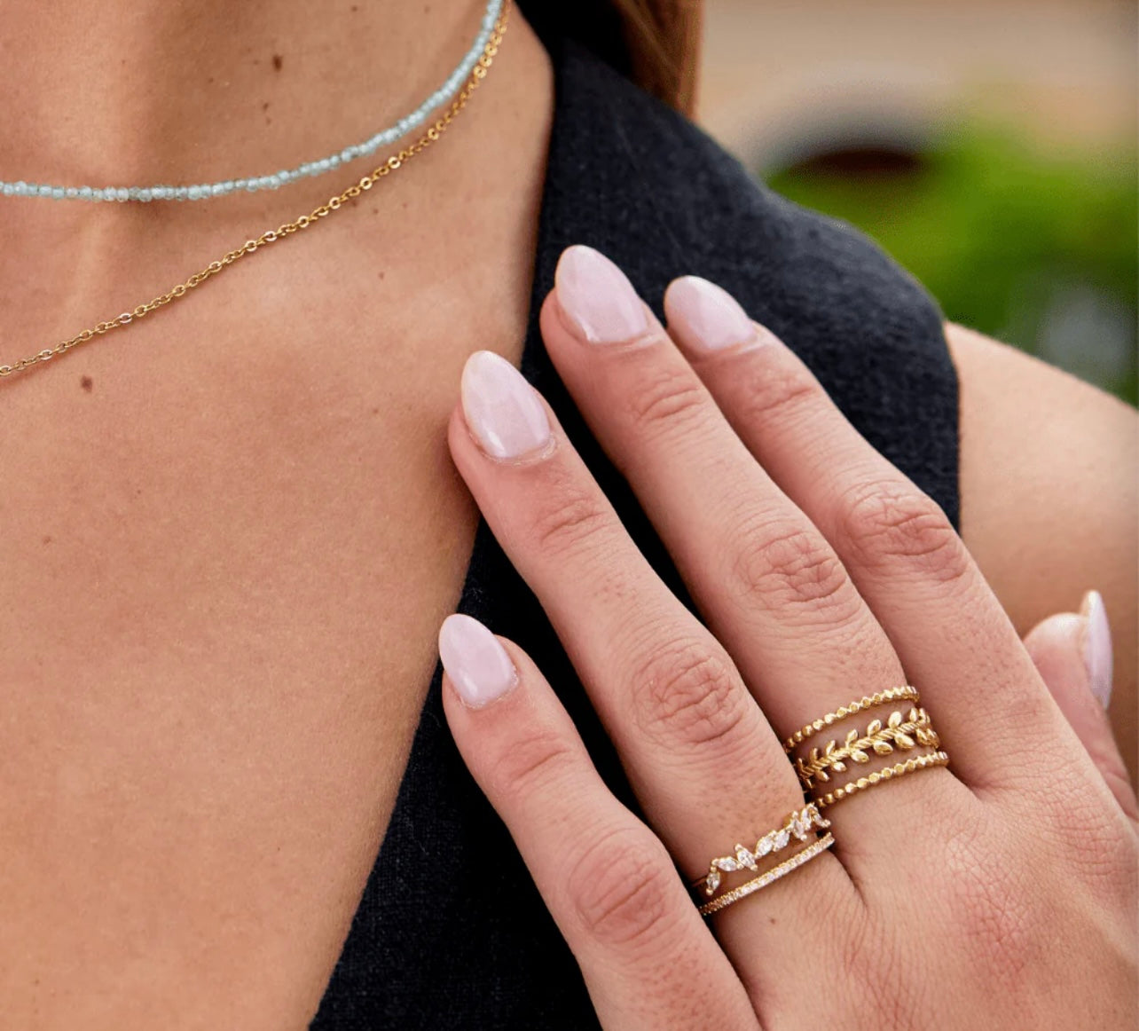 Marissa Layered Leaf Ring