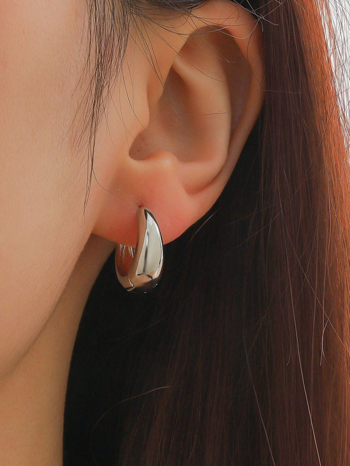 MERCURY HOOP EARRINGS